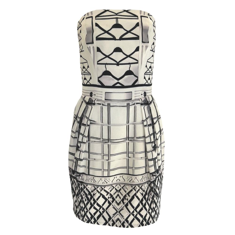 Mary Katrantzou - Starbright Bustier Jacquard Dress - UK 12